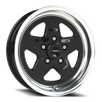 Vision American Muscle Nitro B 15X4 -19 Gloss Black Machined Lip