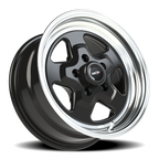 Vision American Muscle Nitro B 15X7 +0 Gloss Black Machined Lip