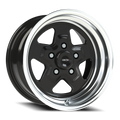 Vision American Muscle Nitro B 15X8 +0 Gloss Black Machined Lip