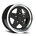Vision American Muscle Nitro B 15X8 +27 Gloss Black Machined Lip