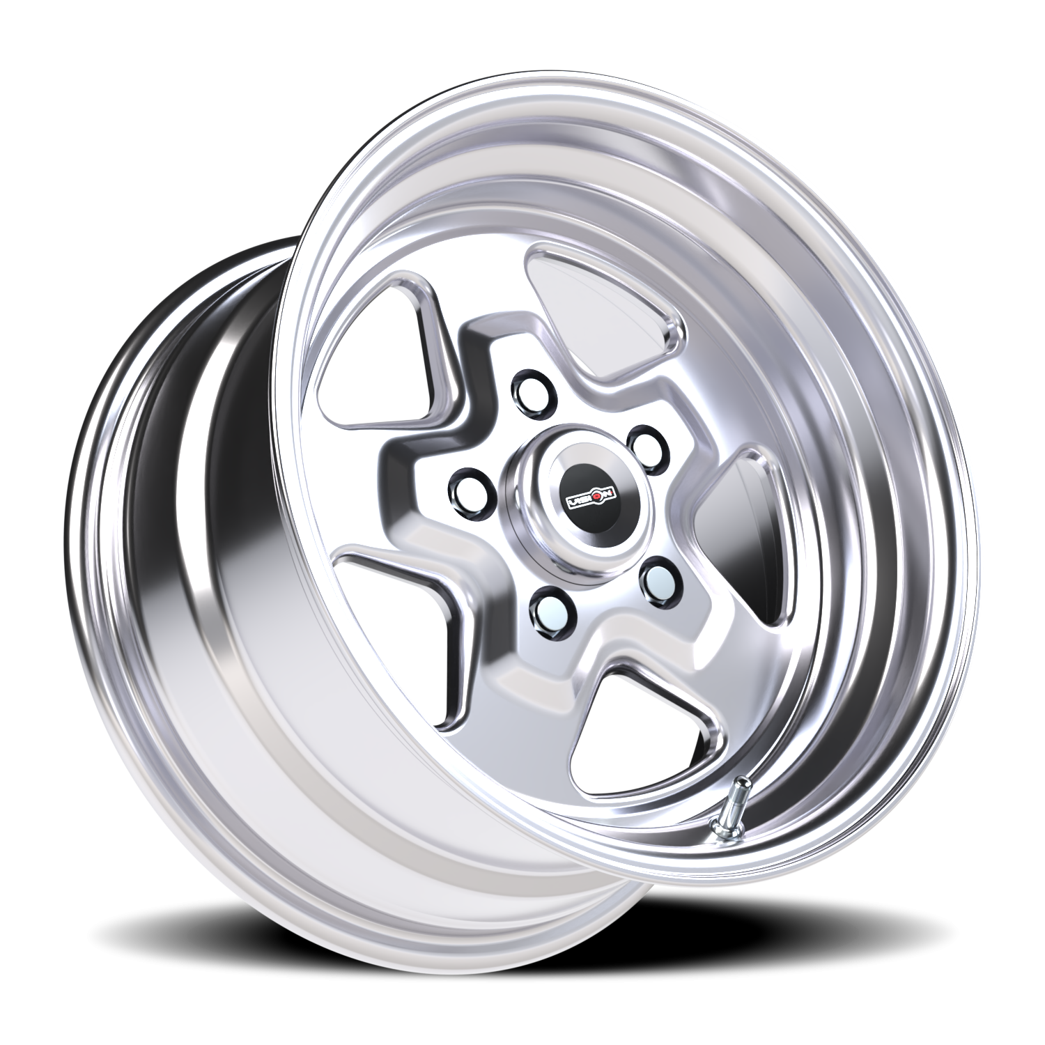 Vision American Muscle Nitro B 15X8 +0 Polished