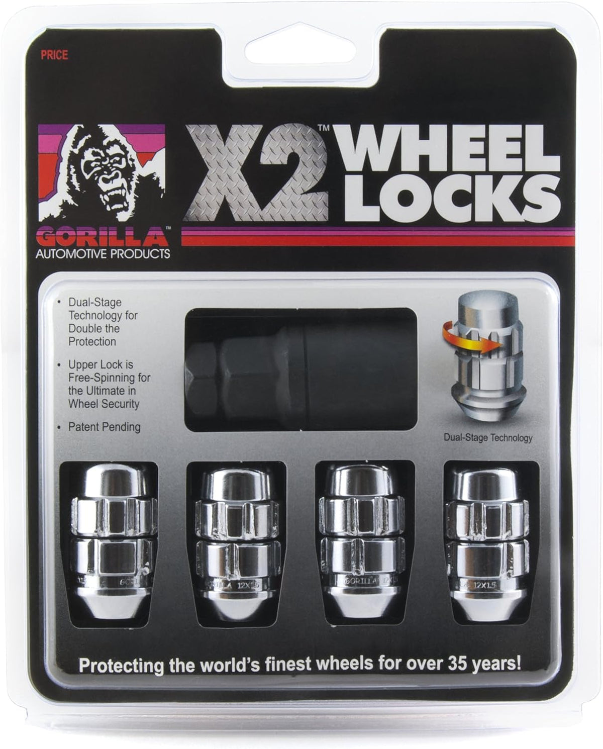 X2 Lock Acorn 12-1.50 Chr Clam