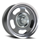 Vision American Muscle Rally Aluminum GMML 20X8.5 -6 Gunmetal Machined Lip