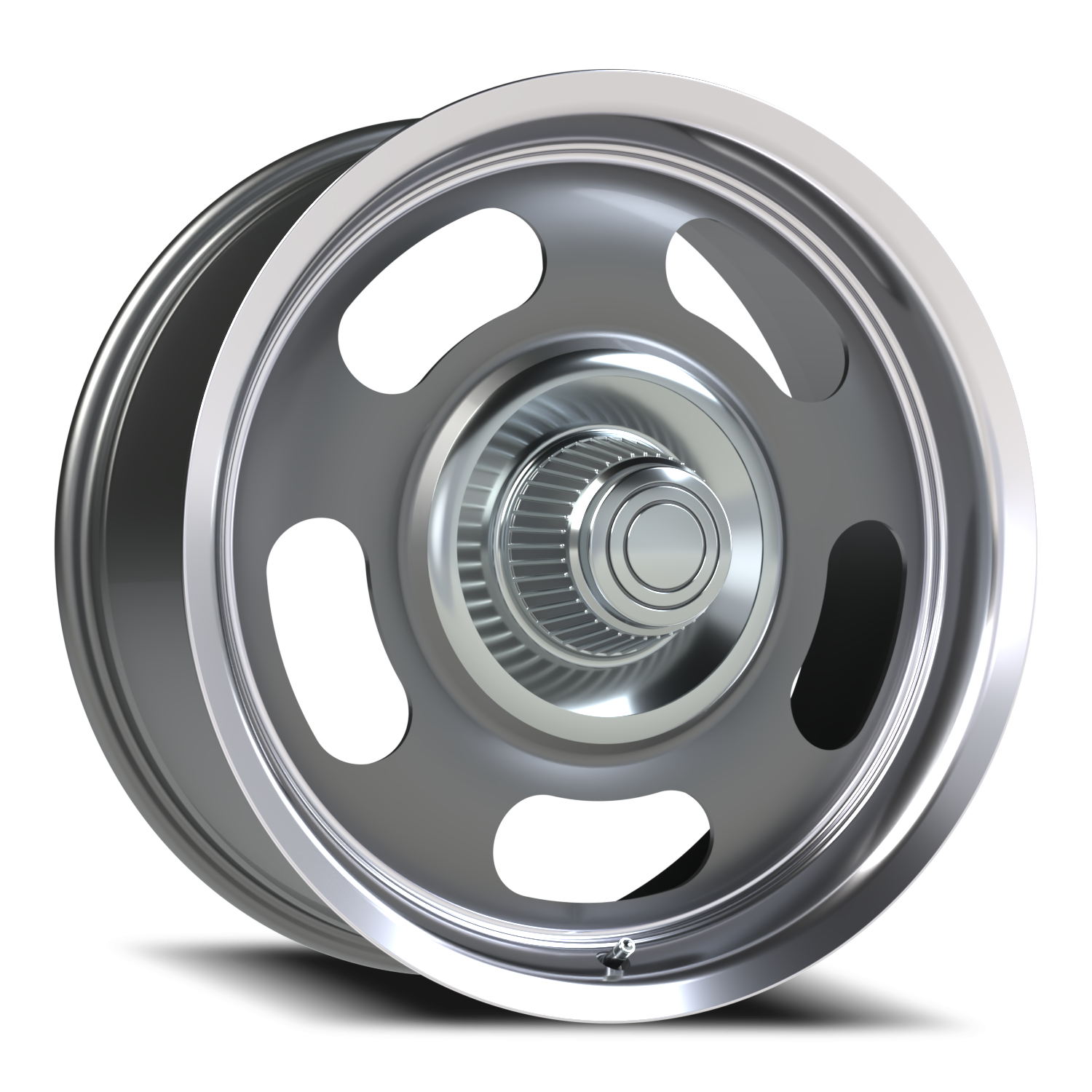 Vision American Muscle Rally Aluminum GMML 20X8.5 -6 Gunmetal Machined Lip