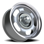 Vision American Muscle Rally Aluminum GMML 20X8.5 -6 Gunmetal Machined Lip