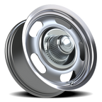 Vision American Muscle Rally Aluminum GMML 17X7 +0 Gunmetal Machined Lip