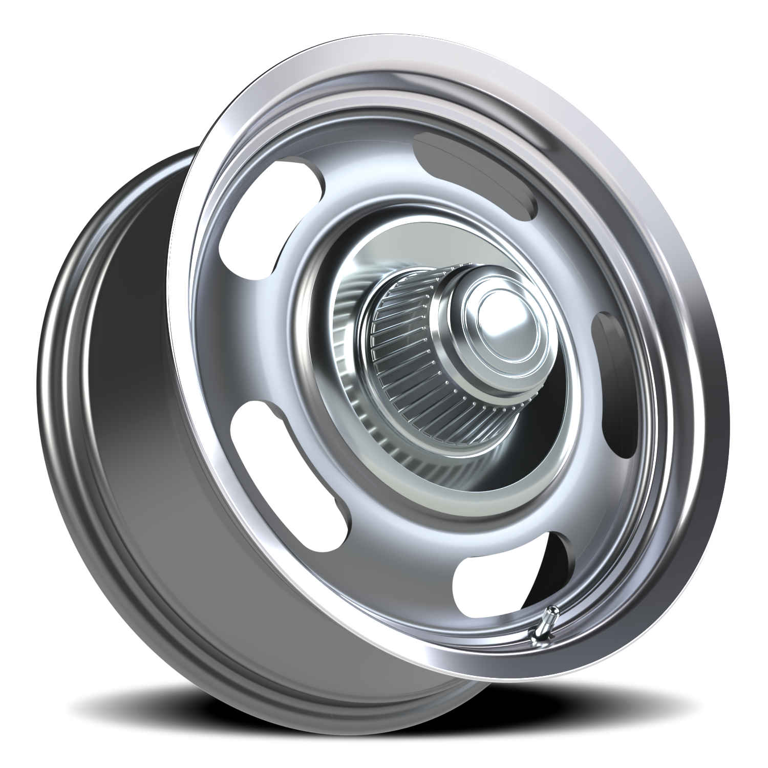 Vision American Muscle Rally Aluminum GMML 17X7 +0 Gunmetal Machined Lip