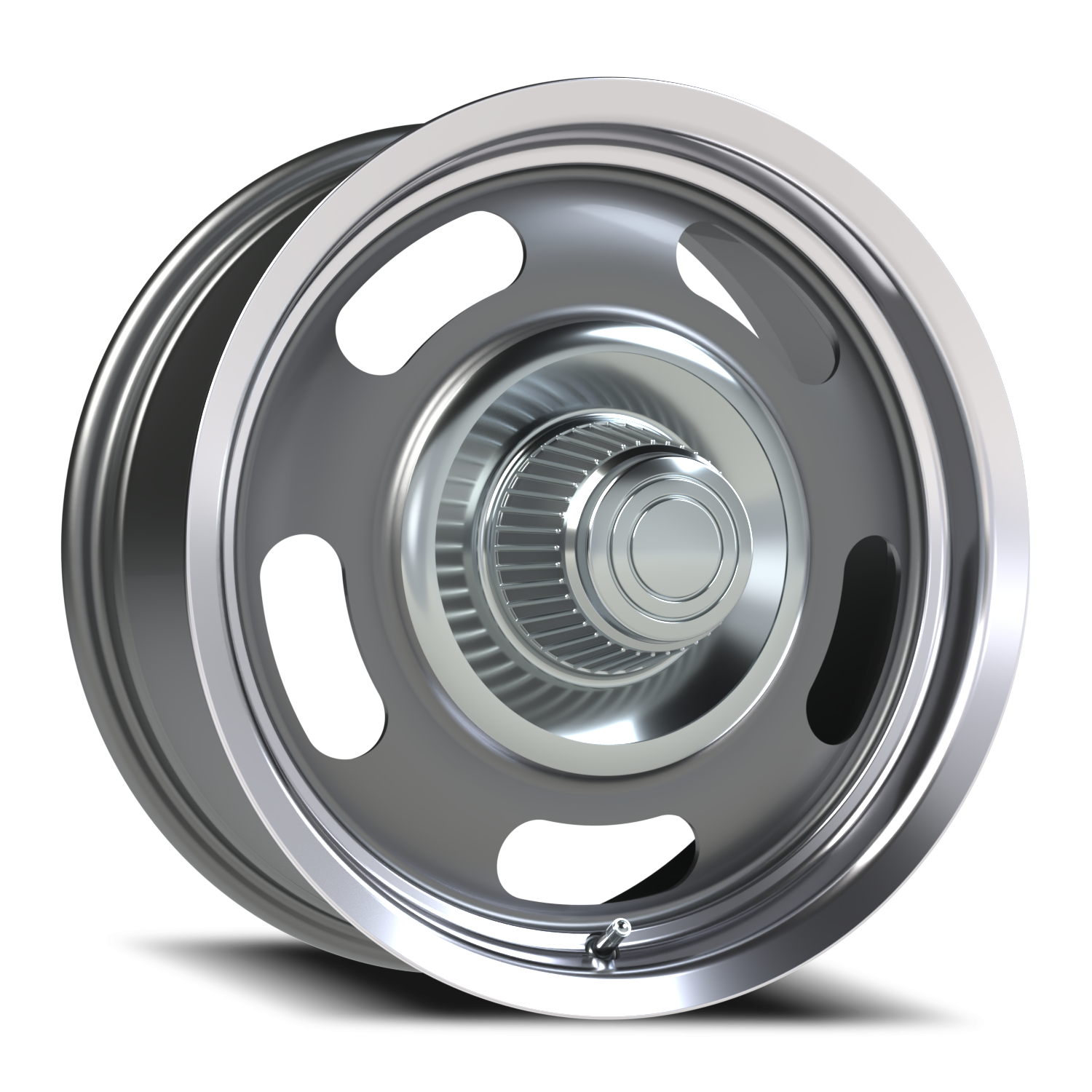 Vision American Muscle Rally Aluminum GMML 17X7 +0 Gunmetal Machined Lip