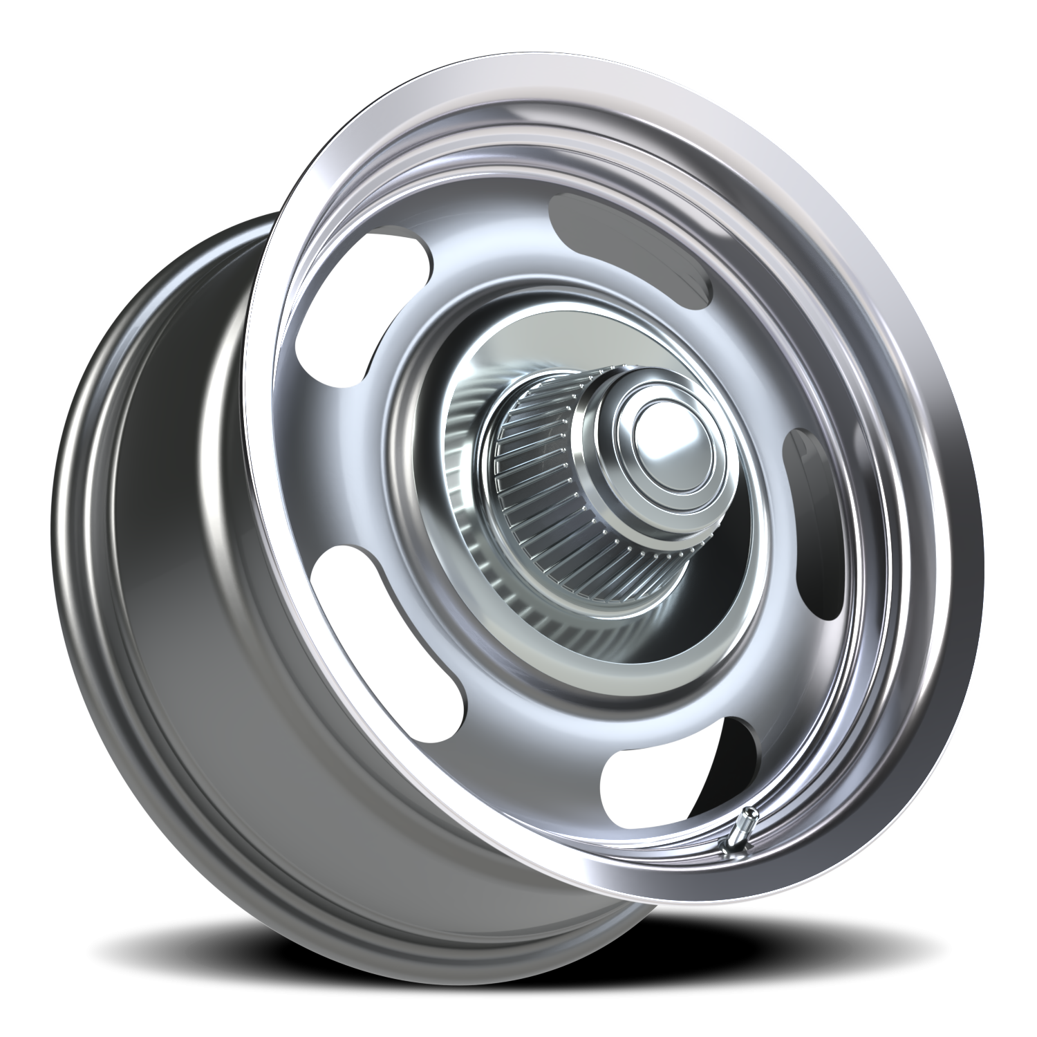 Vision American Muscle Rally Aluminum GMML 17X8 +0 Gunmetal Machined Lip