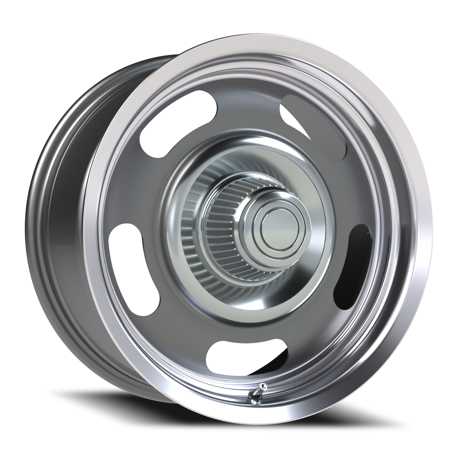 Vision American Muscle Rally Aluminum GMML 17X8 +0 Gunmetal Machined Lip