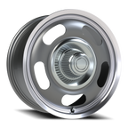 Vision American Muscle Rally Aluminum GMML 18X8.5 +32 Gunmetal Machined Lip