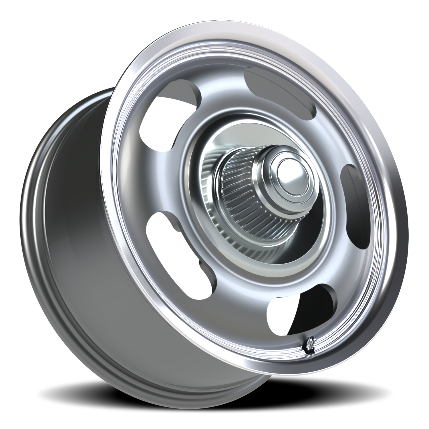 Vision American Muscle Rally Aluminum GMML 18X8.5 +32 Gunmetal Machined Lip
