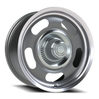 Vision American Muscle Rally Aluminum GMML 18X8.5 -6 Gunmetal Machined Lip