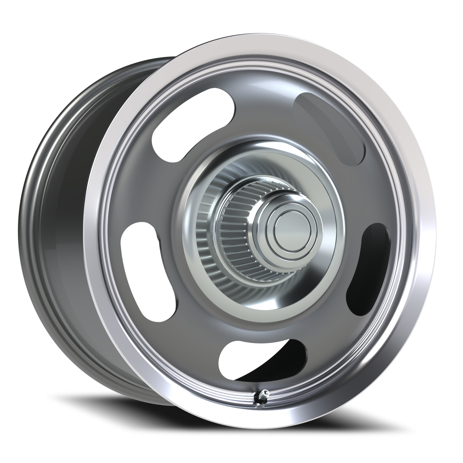Vision American Muscle Rally Aluminum GMML 18X9.5 +38 Gunmetal Machined Lip