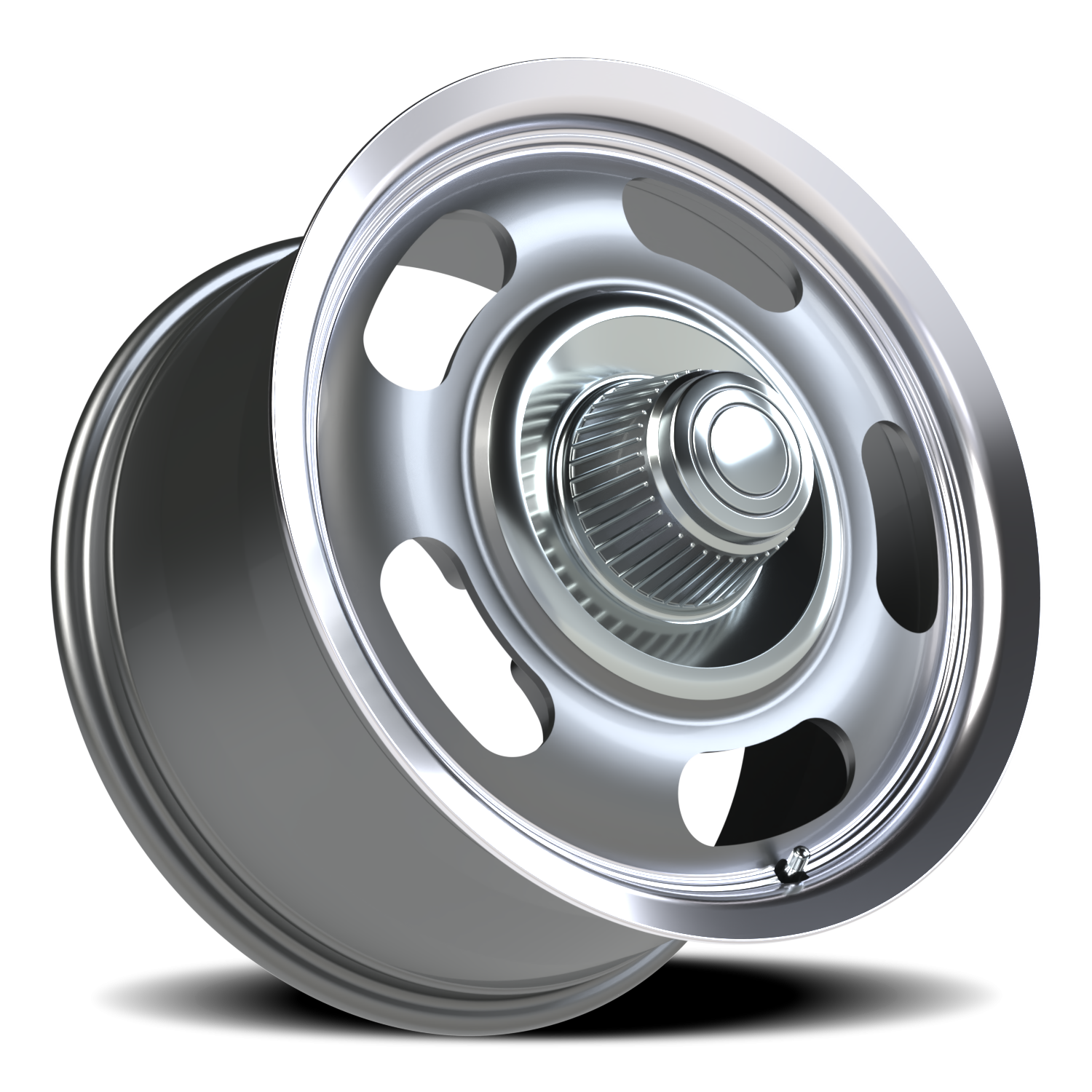 Vision American Muscle Rally Aluminum GMML 18X9.5 +38 Gunmetal Machined Lip