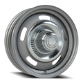 Vision American Muscle Rally Aluminum GMML 15X5 +6 Silver