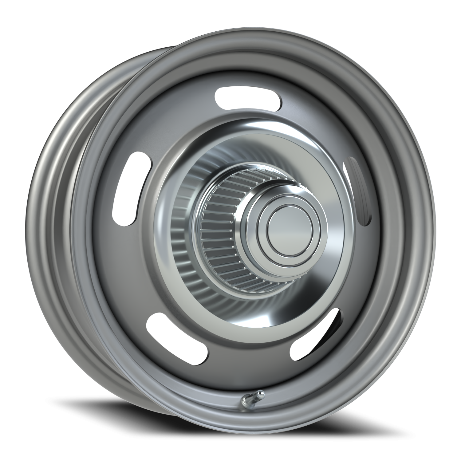 Vision American Muscle Rally Aluminum GMML 15X5 +6 Silver