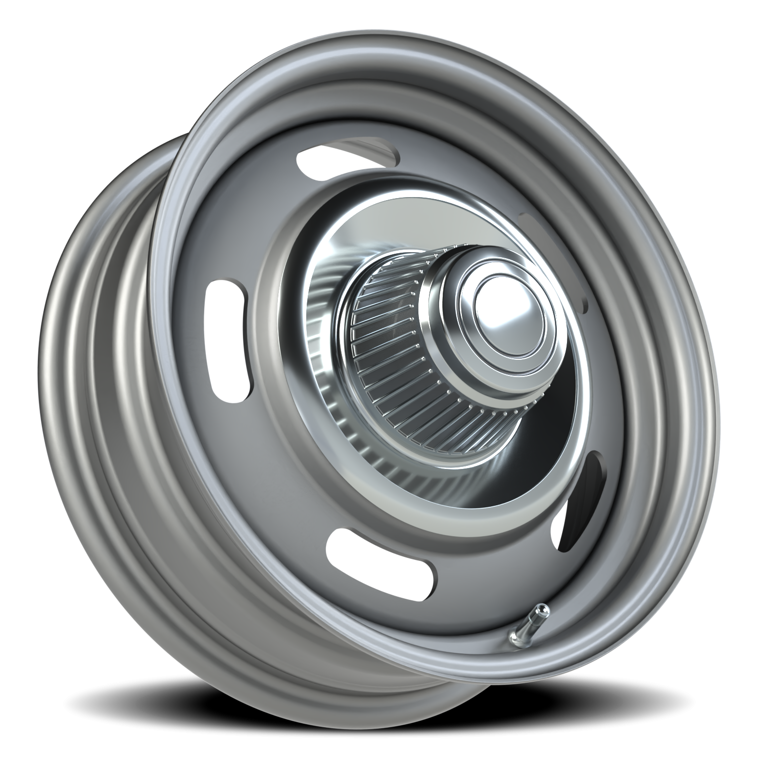 Vision American Muscle Rally Aluminum GMML 15X5 +6 Silver