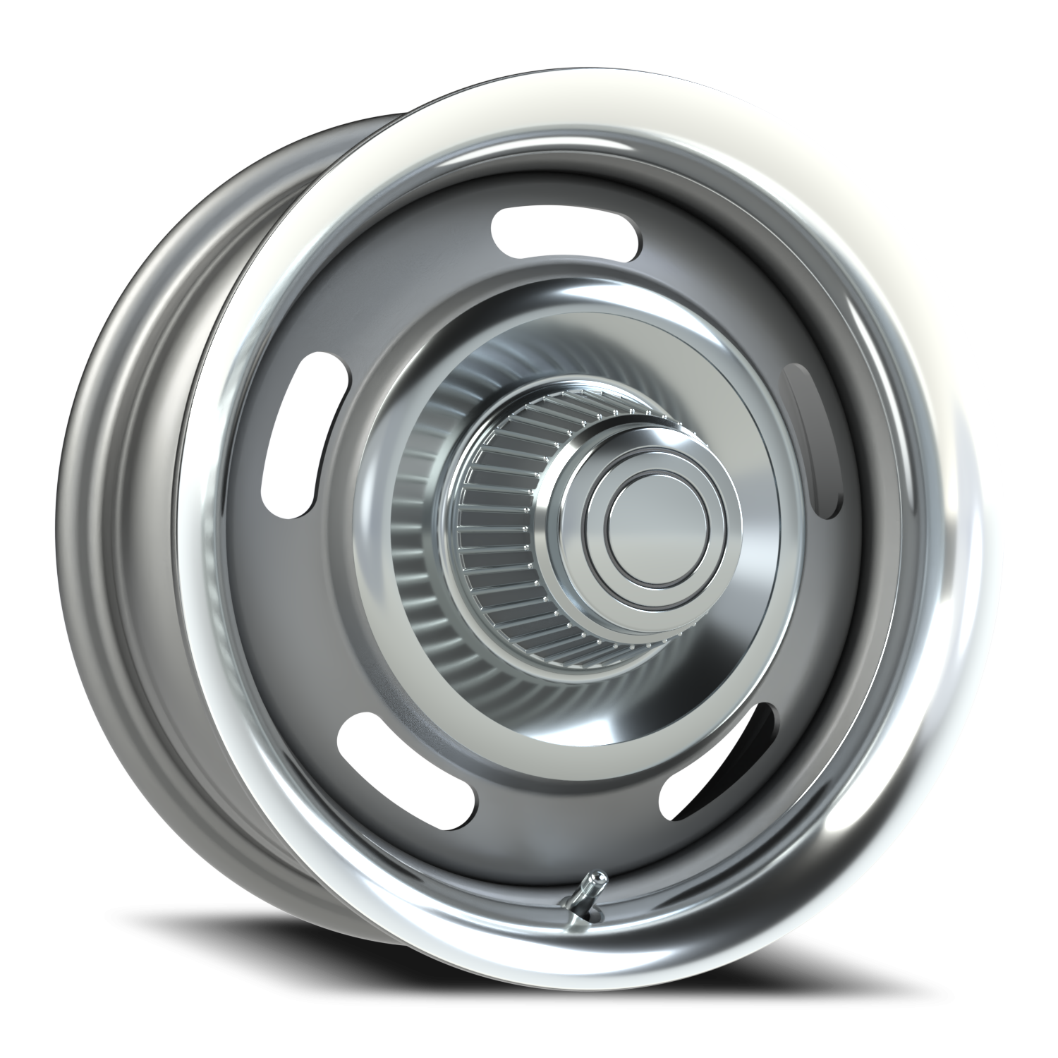 Vision American Muscle Rally Aluminum GMML 15X6 +12 Silver