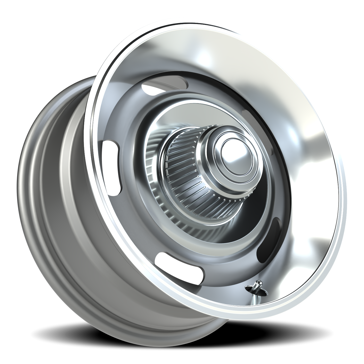 Vision American Muscle Rally Aluminum GMML 15X7 +6 Silver