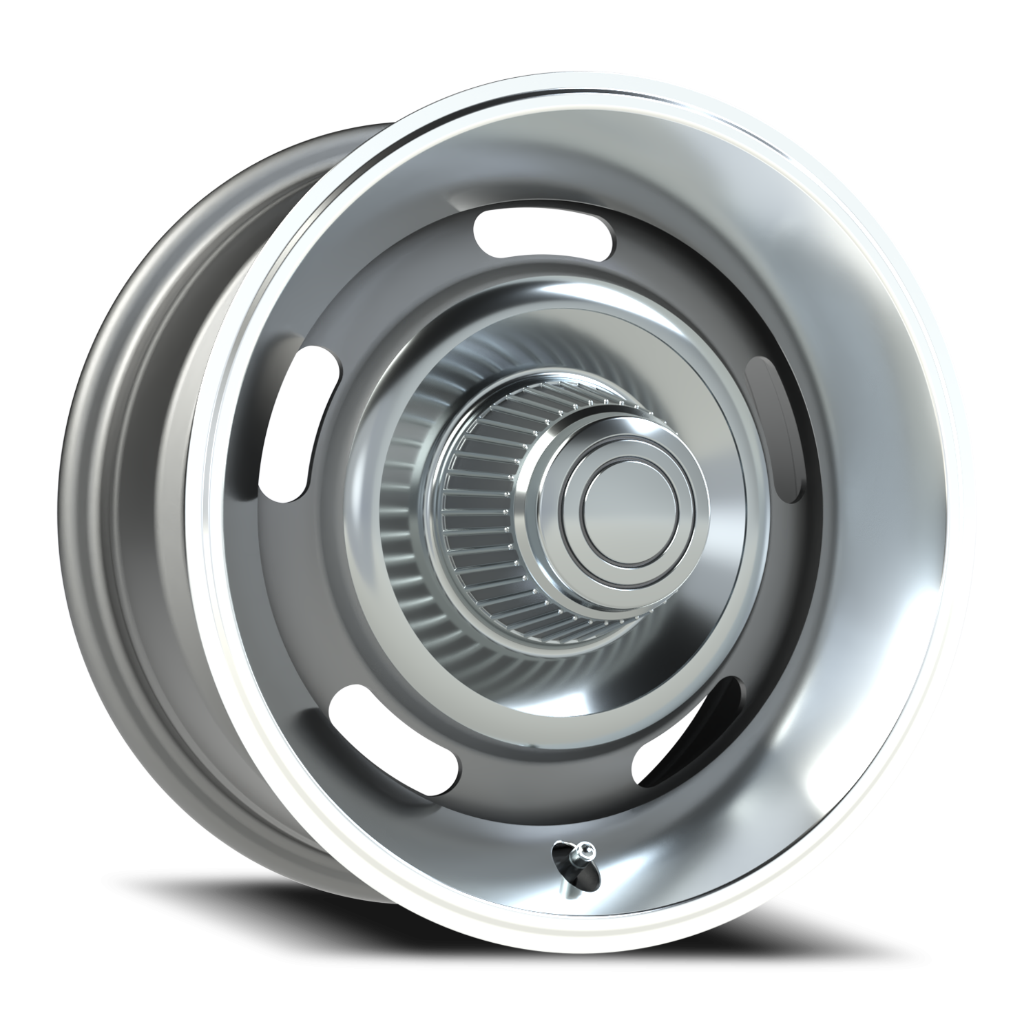 Vision American Muscle Rally Aluminum GMML 15X7 +6 Silver