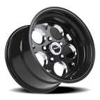 Vision American Muscle Sport Mag B 15X10 +0 Gloss Black with Milled Windows