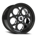 Vision American Muscle Sport Mag B 15X8 +27 Gloss Black with Milled Windows