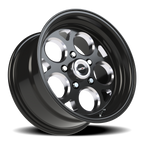 Vision American Muscle Sport Mag B 15X8 +0 Gloss Black with Milled Windows
