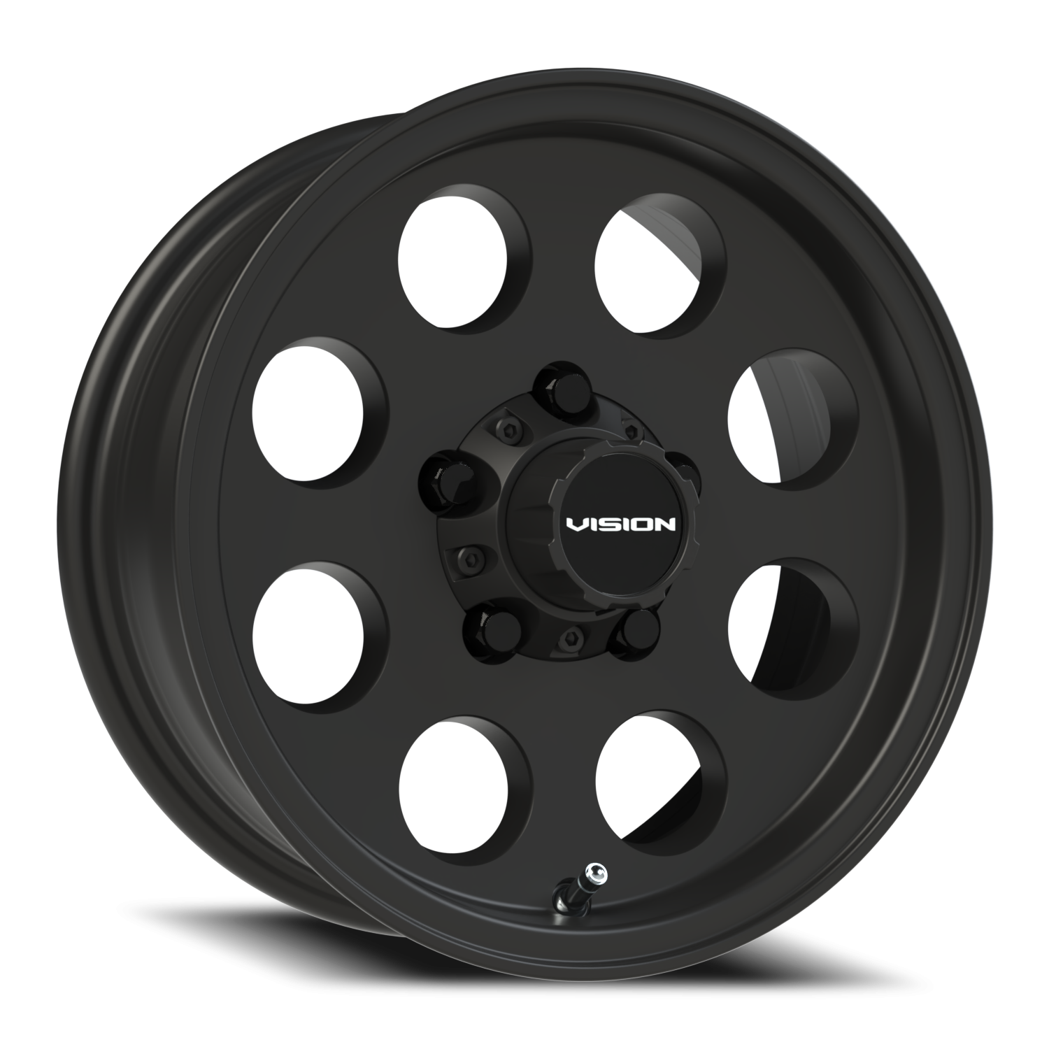 Vision Midway Trailer P 14X5.5 +0 Satin Black