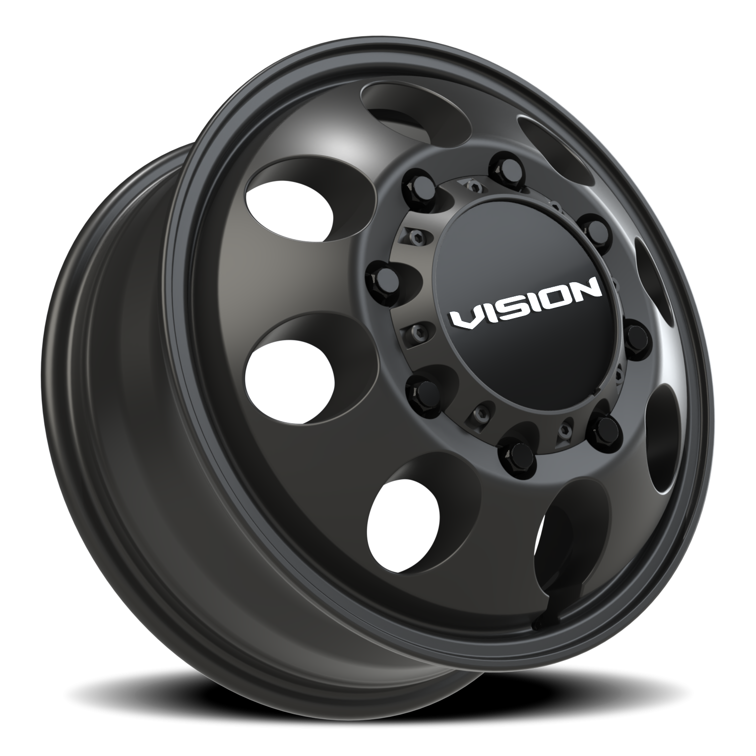 Vision Off-Road Midway UTV P 17X6.5 +121 Satin Black