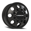 Vision Off-Road Midway UTV P 17X6.5 +121 Satin Black