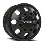 Vision Off-Road Midway UTV P 17X6.5 +121 Satin Black