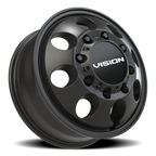 Vision Off-Road Midway UTV P 17X6.5 +121 Satin Black