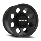 Vision Off-Road Midway UTV P 17X9 -12 Satin Black