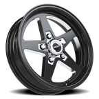 Vision American Muscle Sport Star B 15X4 -19 Gloss Black with Milled Center