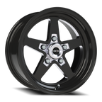 Vision American Muscle Sport Star B 15X7 +0 Gloss Black with Milled Center