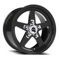 Vision American Muscle Sport Star B 15X8 +27 Gloss Black with Milled Center