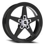 Vision American Muscle Sport Star B 17X4.5 -24 Gloss Black with Milled Center