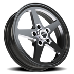 Vision American Muscle Sport Star B 17X4.5 -24 Gloss Black with Milled Center