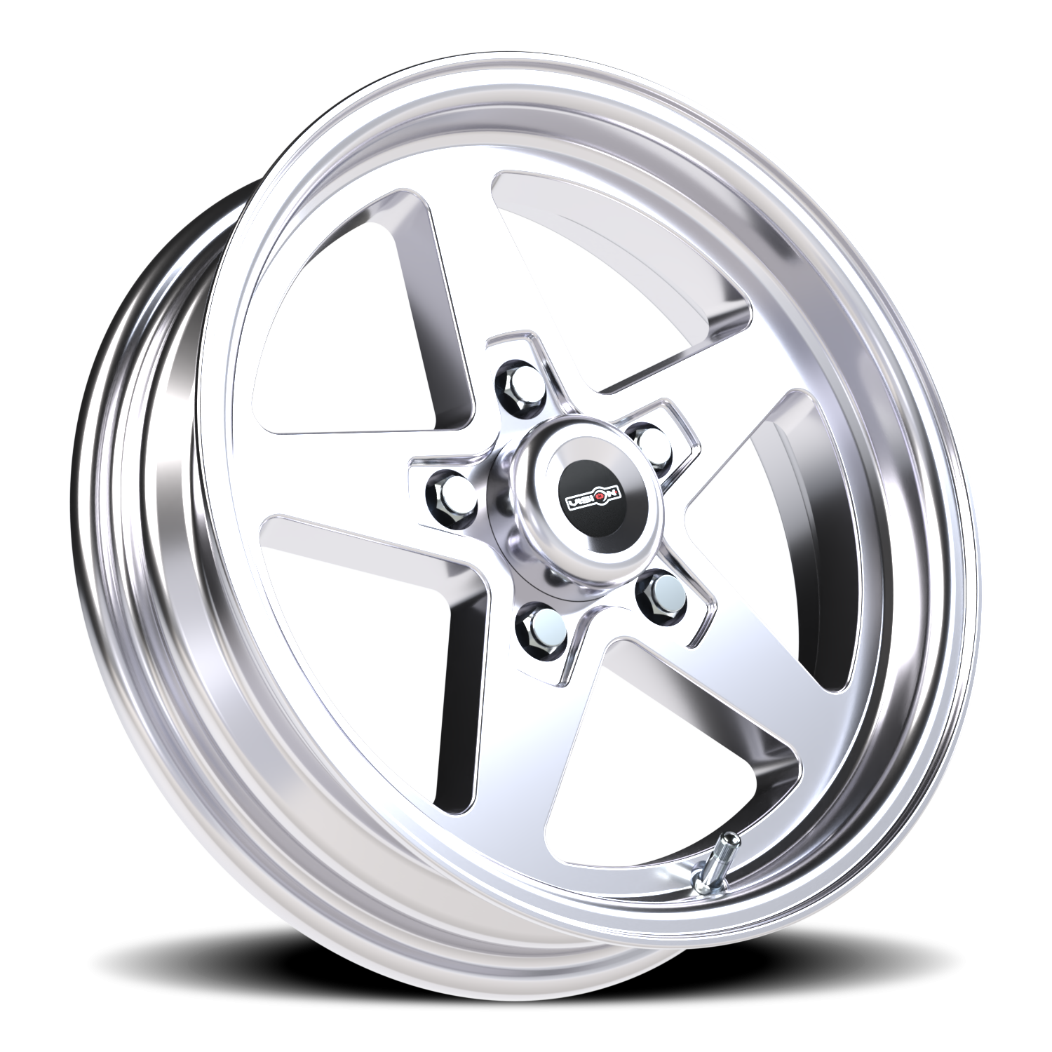 Vision American Muscle Sport Star B 15X4 -19 Polished