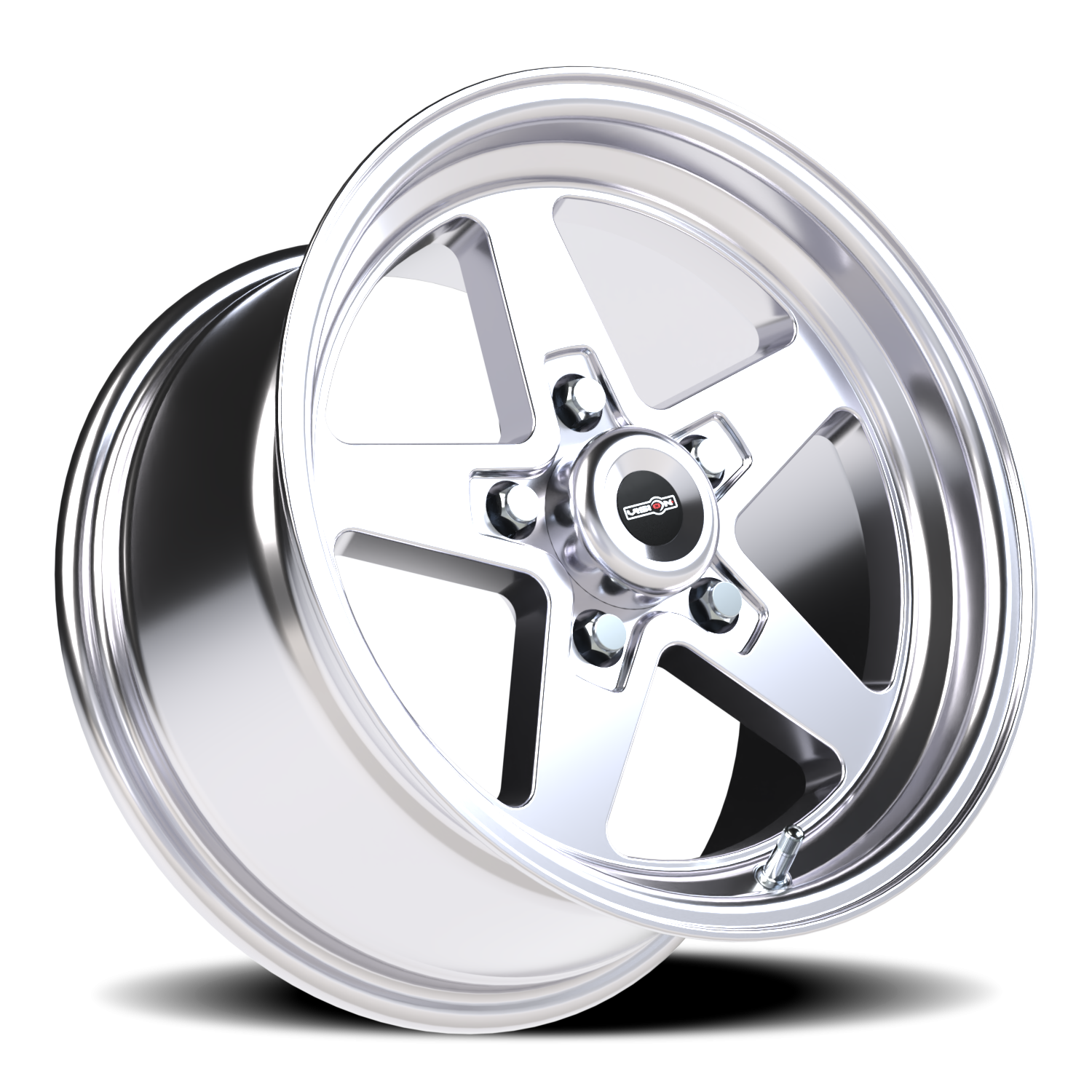 Vision American Muscle Sport Star B 15X8 +27 Polished