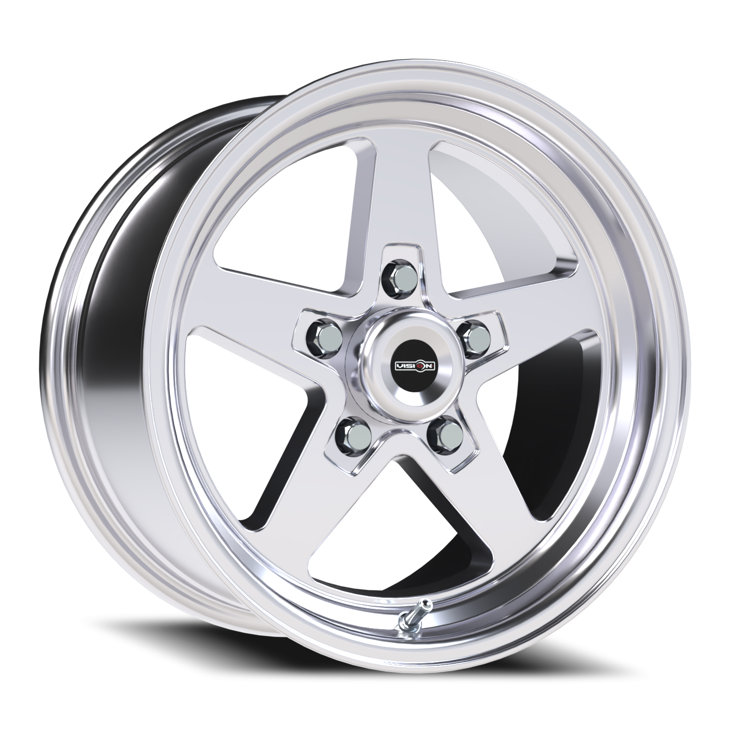 Vision American Muscle Sport Star B 15X8 +27 Polished