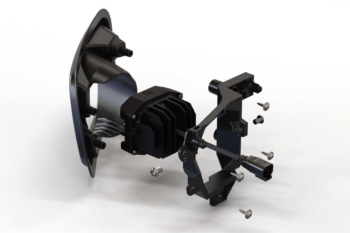 Morimoto 4Banger Fog Brackets: Type Ram Horizontal (Set)