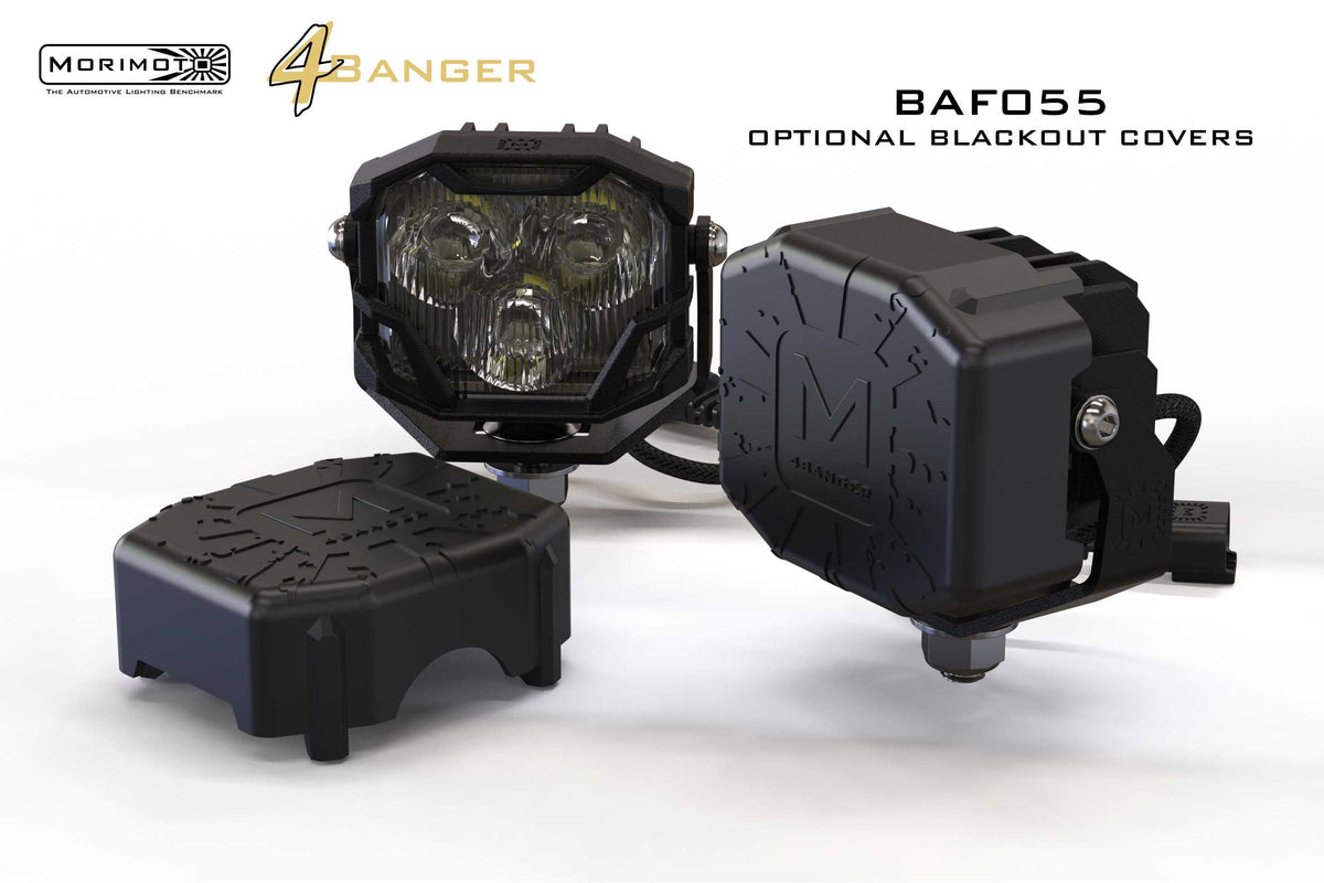 Morimoto 4Banger Triple Fog Kit: Raptor (17-20 / Brackets Only / Set)