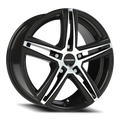 Vision Nitrous GBMF 16X7 +40 Gloss Black Machined Face