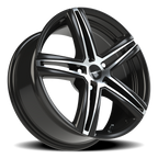 Vision Nitrous GBMF 17X7.5 +40 Gloss Black Machined Face
