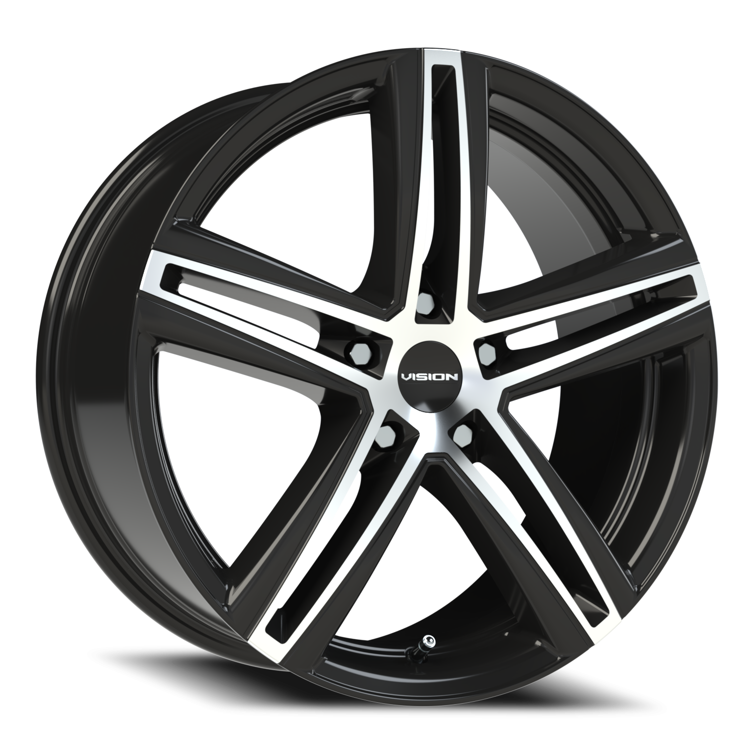 Vision Nitrous GBMF 18X8 +40 Gloss Black Machined Face