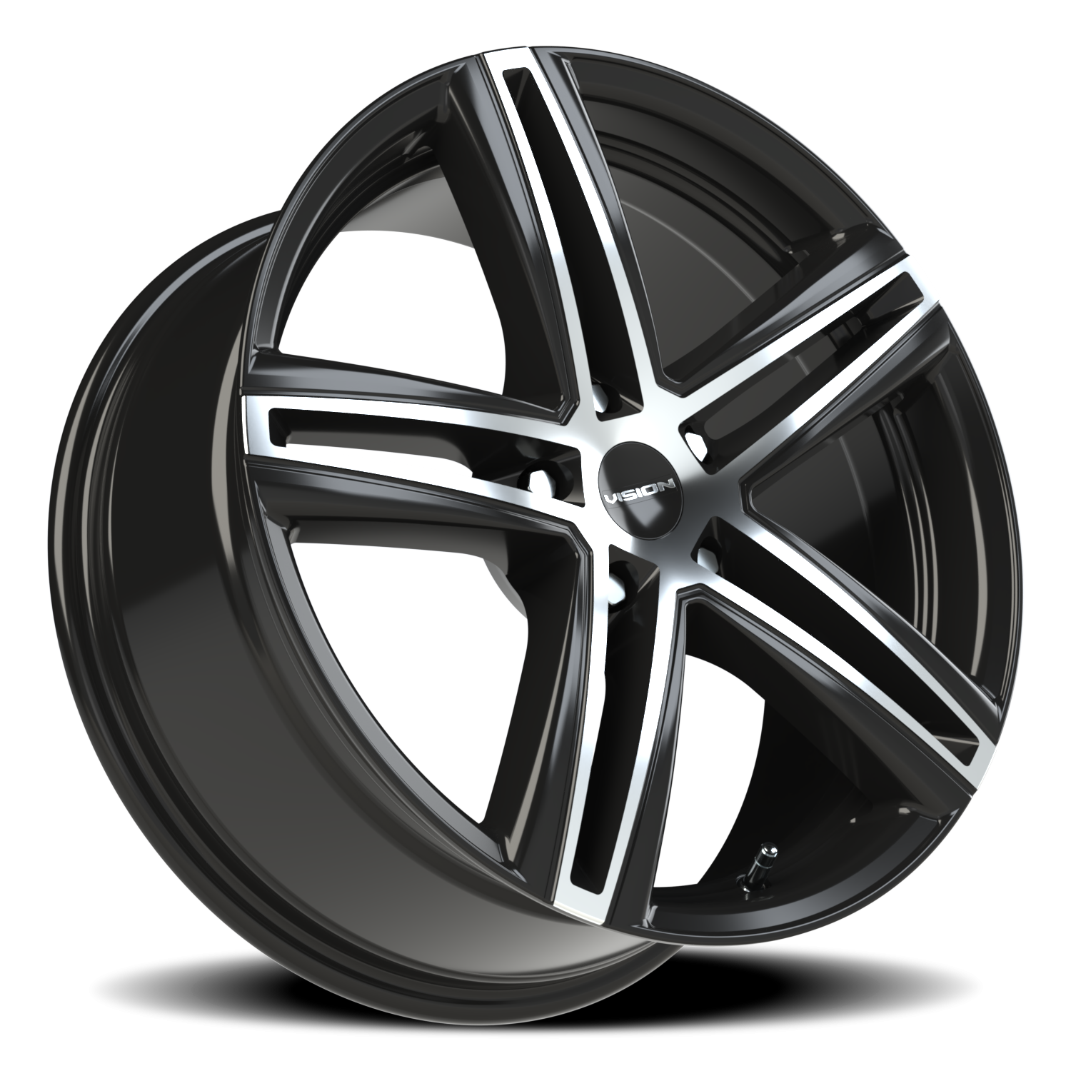 Vision Nitrous GBMF 18X8 +40 Gloss Black Machined Face