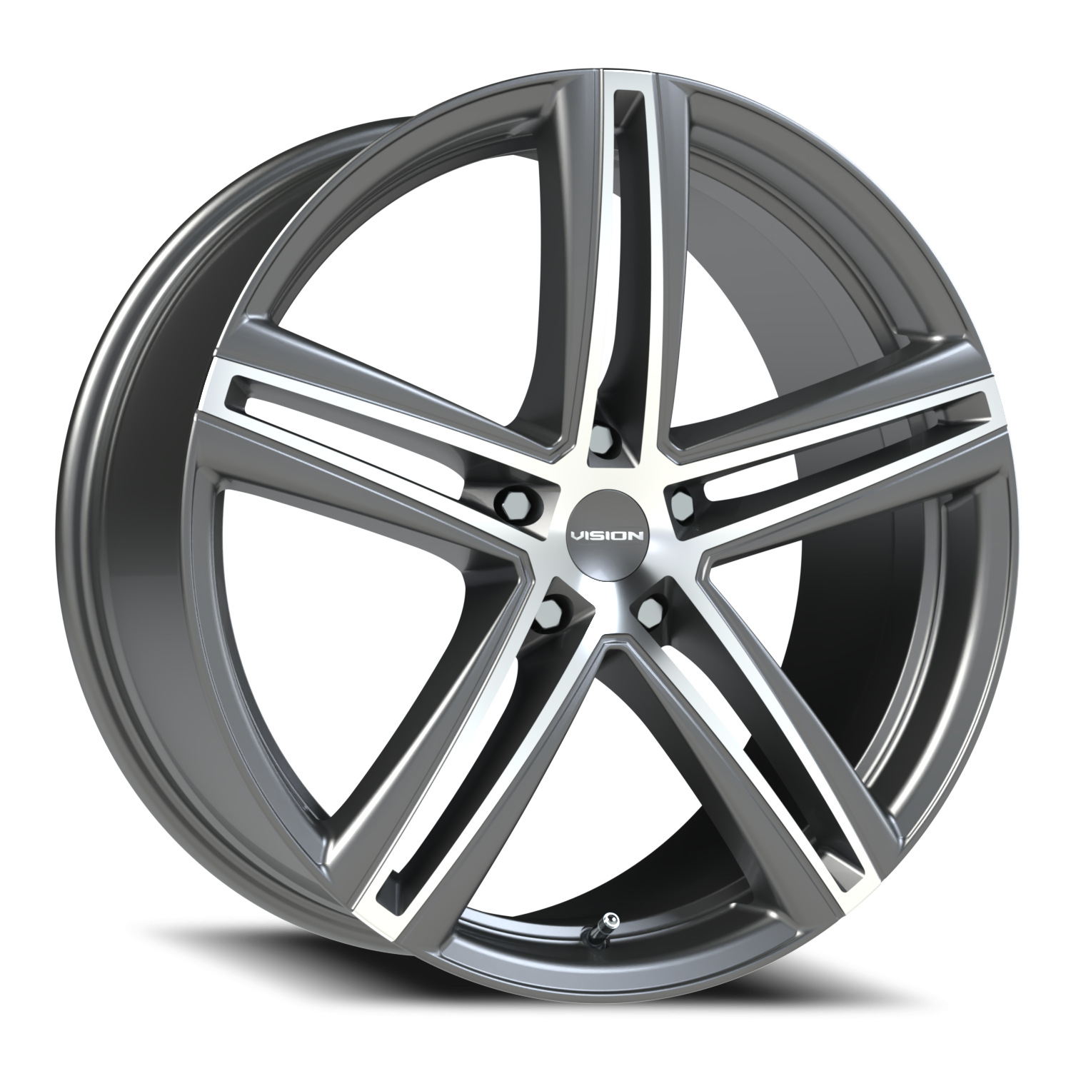 Vision Nitrous GBMF 20X8.5 +40 Gunmetal Machined Face