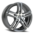 Vision Nitrous GBMF 15X6.5 +38 Gunmetal Machined Face